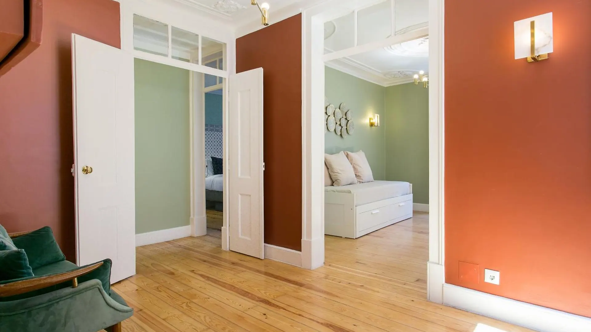 Apartament Historical Center, Large 2 Bedroom Apartment, Bright & Stylish Lizbona